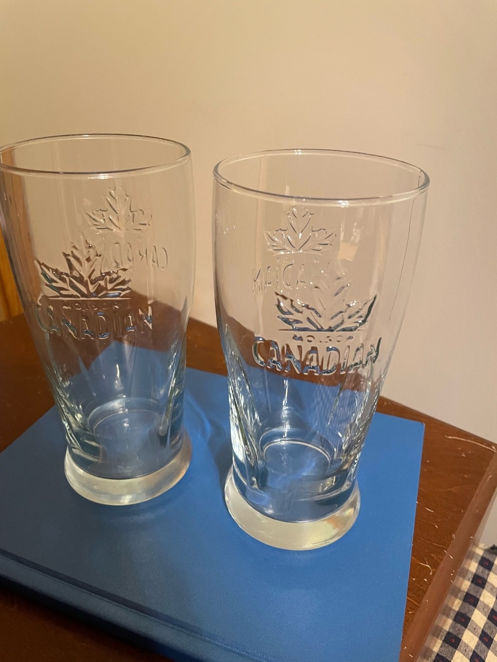 🌼 Pair of Molson Canadian beer glasses 🍻